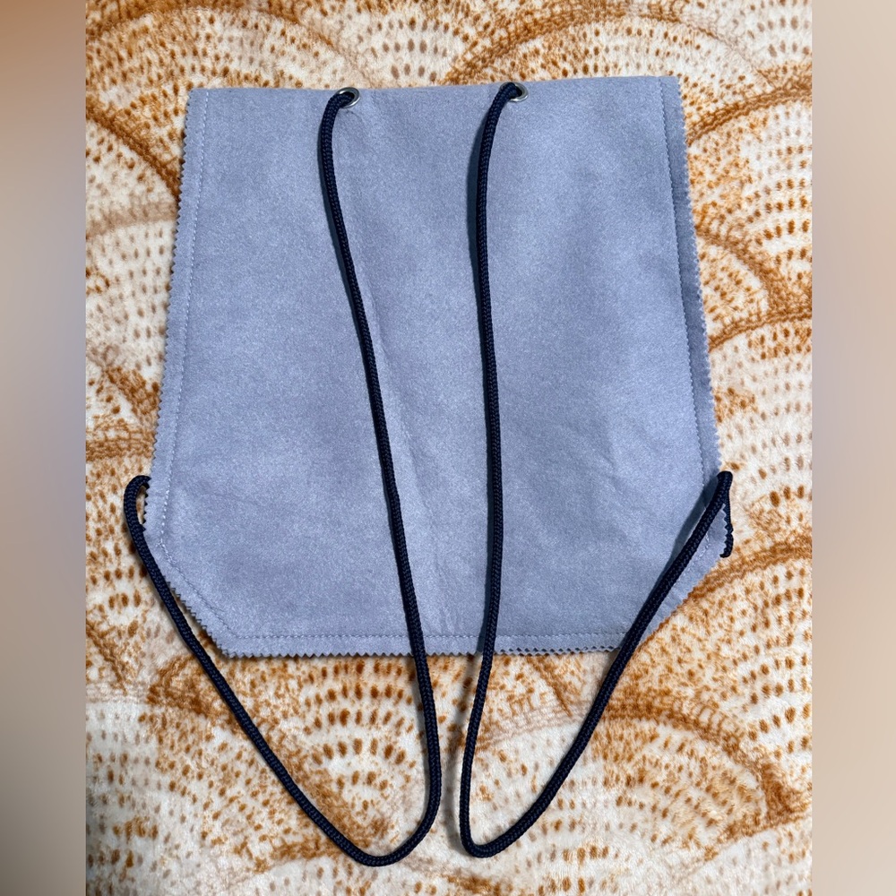 Nike Gray Star-Patterned Drawstring Backpack - image 4